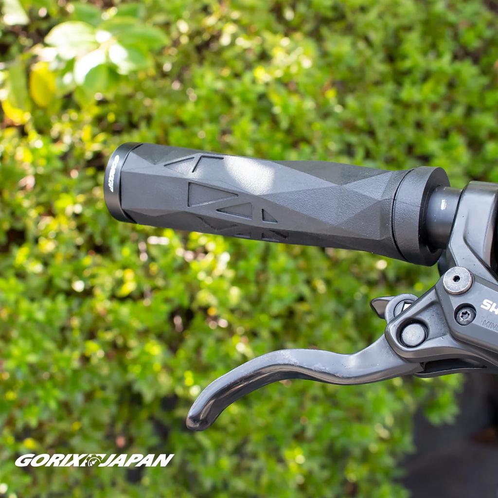 GORIX Ergo ein einzigartiges Design, das Ermüdung reduziert und anpassbare Griffe für Cross-Mini-Elektro und Griffe, Stoßdämpfung absorbiert. Lock-on Radfahren, Radfahren,