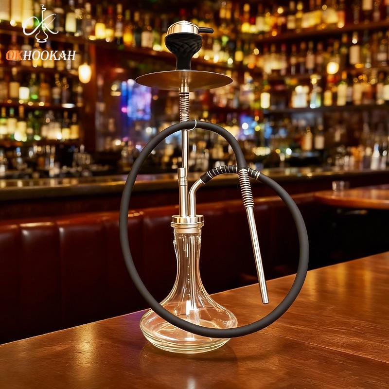 Large Single-Tube Hookah for Bars & Lounges
