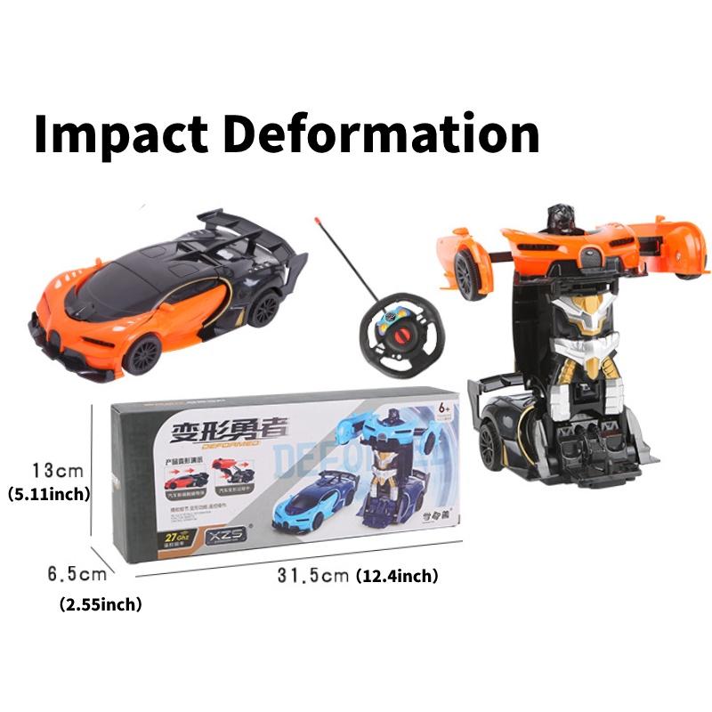 2 In 1 Remote Control Transforming Robot Car For Kids