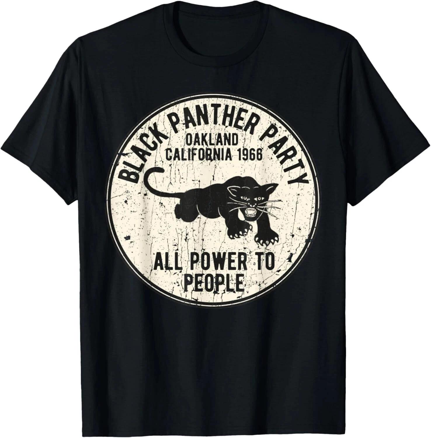 Oakland California 1966 Black Panther Party Distressed T-Shirt XXXL
