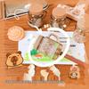 Cute Capybara Milk Tea Cup Pencil Sharpener - Mini Rotary, Single Hole, for Kids