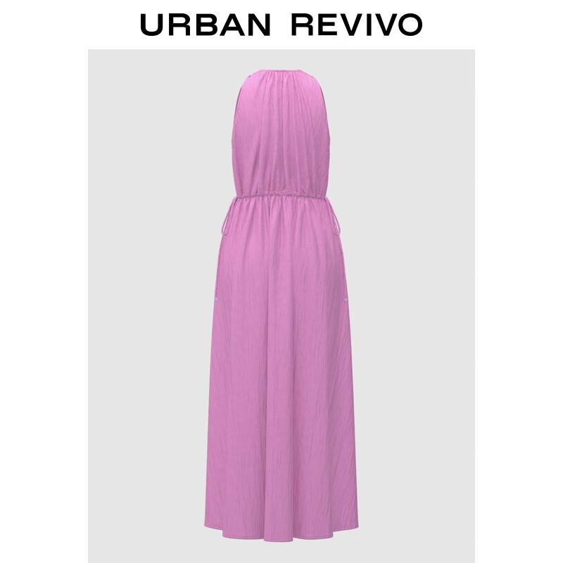 

UR Women s V-Neck Cinch-Waist A-Line Midi Dress S