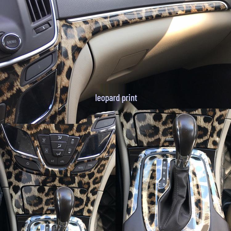 Fits 14-16 Regal Models: Carbon Fiber Interior Console Shift Lever Decoration Film