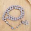 Prayer Rosary Bracelet Islamic Prayer Beads Handchain with Tassels for Muslims