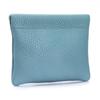 Mini Coin Purse Genuine Leather Small Coin Wallet Pebble Pattern Leather Squeeze Coin Purse Pouch Change Holder for Men & Women