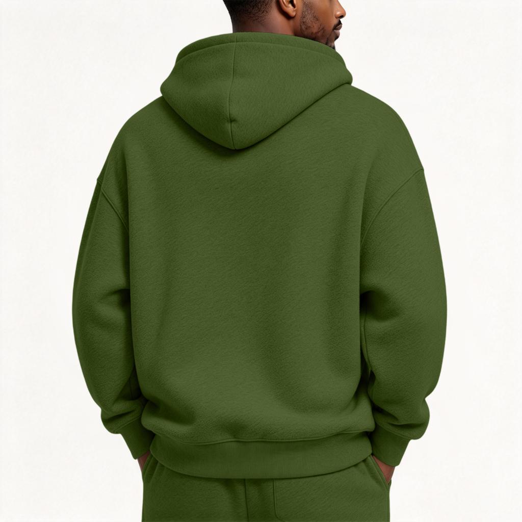 Heren Plus Size Atletische Rits-Sweatshirt Casual Sportkleding voor Training en Dagelijks Gebruik