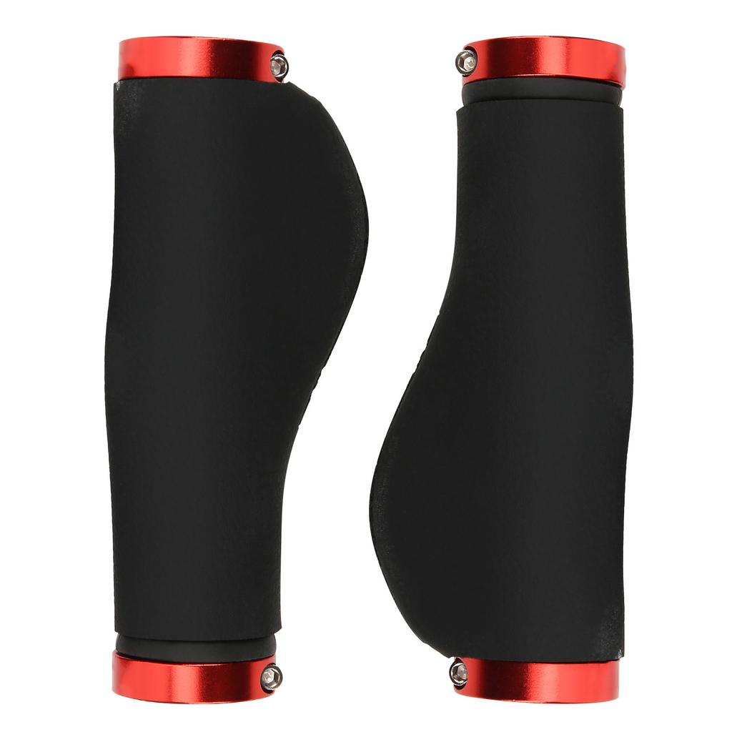 GUB608 Mountain Bike Handlebar Bicycle Grips Holding Bar AntiSlip Cover with Lock(Red Ring )