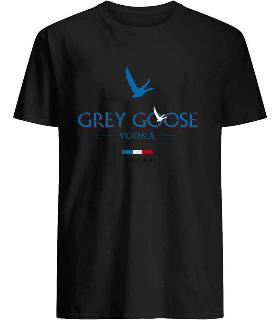 Unisex Grey Goose Vodka Logo with French Flag T-Shirt