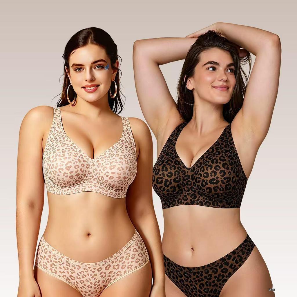 Wireless Soft Support Seamless Bra for Plus Size Women – Comfortable Fit for Large Busts