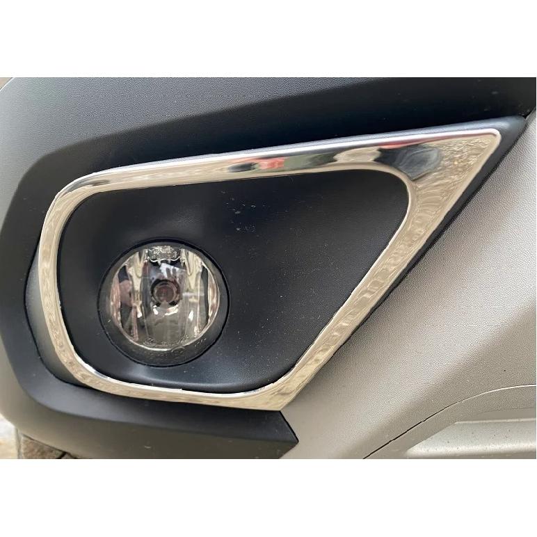 Autozubehör Edelstahl Chrom Front Schwanz Nebelscheinwerfer Lampenabdeckung für Renault Dacia Duster 2018-