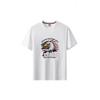 Foreign Trade Export To Domestic Sales Men's Clothing American Vintage Cotton Short Sleeve T-shirt Men's Summer Bottoming Shirt Print T-shirt