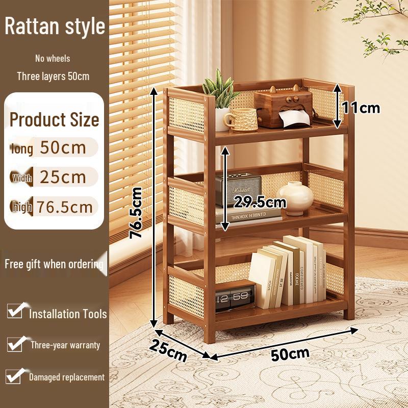 Többszintű mobil tárolóállvány: Álló, többfunkciós kocsi nappalihoz és háztartási cikkekhez.