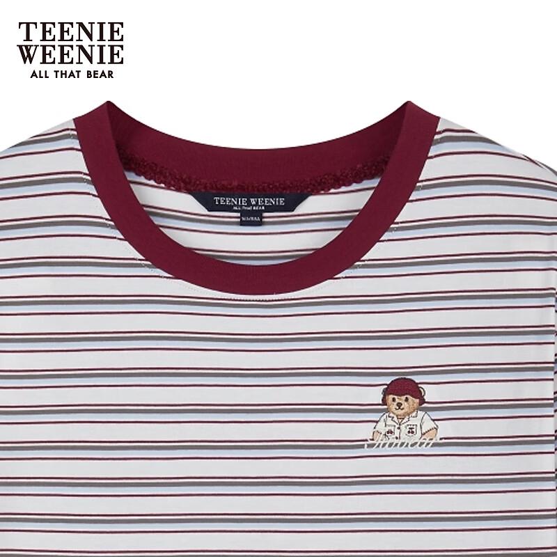 Teenie Weenie Women's Bear Stripe T-Shirt 2026 Summer Collection