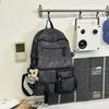 Schoolbag College Style High Value Versatile Commuter Casual Backpack New Backpack Multi-pocket Design Junior High School Student School Bag