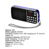 Y-501 FM Radio Digital Support TF Card USB AUX Portable LED Flashlight Audio Music Player Speaker for Mobile Phone