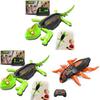 Wireless Remote Control Wall Climbing Lizard Toy With Led Design For Kids