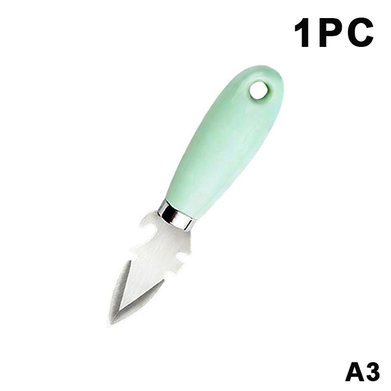 1/2Pcs Oyster Knife Sharp-Edged Shucker Shell Seafood Opener Tool Stainless Steel Clam Opener For Oyster Clam Toadfish Crab