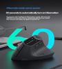 JOMAA Ergonomische kabellose Bluetooth wiederaufladbare vertikale leise Maus