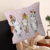 Fashion Luxury Cute Mofusand Cat Cushion Cover Pillow Cover Decor Pillowcase Printed Cushion Case For Couch