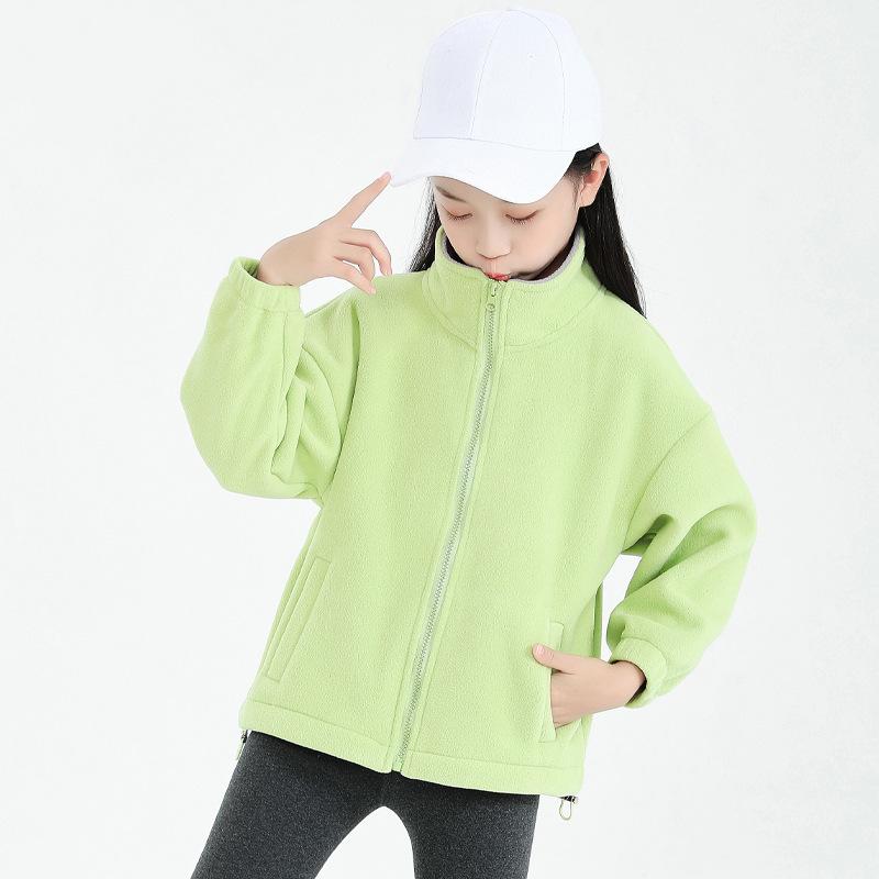 Children's Sherpa Fleece Outdoor Jacket for Autumn & Winter