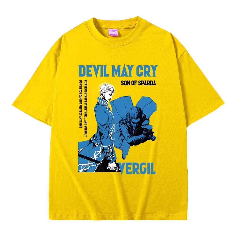 Game Enthusiast Vergil Tshirt Cool and Trendy Outfit Personalized Men Women Tshirt Fan Gift Highquality Daily Pure Cotton Top