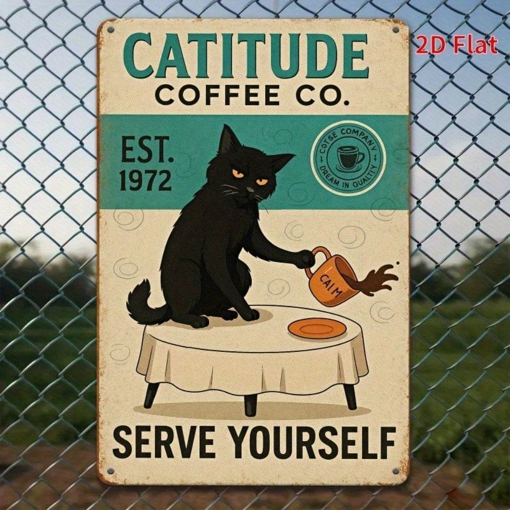 

Vintage Tin Metal Sign 8x12 Inch Retro Coffee Bar Wall Decor Kitchen Garage Man Cave 20x30 різнокольоровий