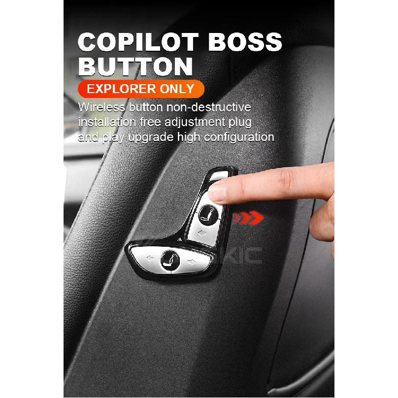 For Ford Explorer 2016 2017-2021 2022 2023 2024 Co-Pilot Seat Add Adjustable Button Passenger Seat Wireless Button Upgrade Tools