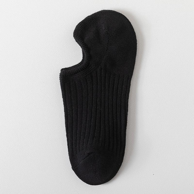 Damen Sommer Dünner Stil Einfarbig Flacher Ausschnitt Fällt Nicht Ab mit Unsichtbaren Socken