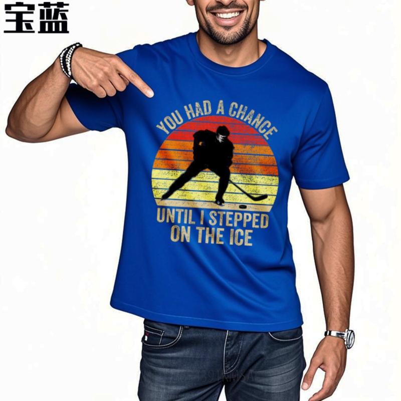 Short Sleeve Shirt Breathable Women Crew Neck t shirt Fashion You Had A Chance Until I Stepped On The Ice Anime Women Tshirt