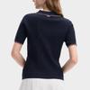 Fila Heritage Casual Slim Fit Short Sleeve Knit Top Women Tops F11W638410F-DB