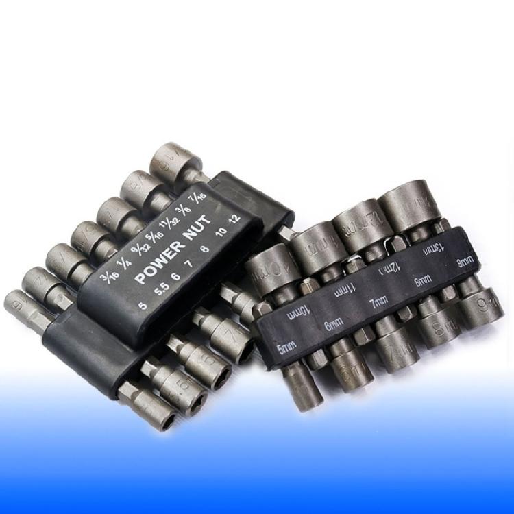 Powerful Socket Inner Hexagonal Wrench Socket Extension Rod Pneumatic Screwdriver for Durability and Strength 9pcs/14pcs