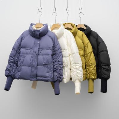 Hiver nouveau standard national 90 polaire nouvelle petite veste ample chaude veste pain veste en duvet femmes