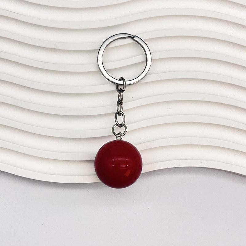 DIY Resin Jewelry Black Billiard Table Keychain Charms