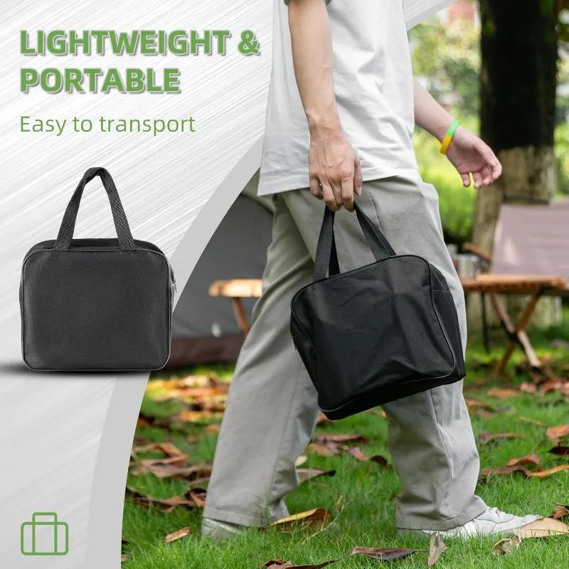 Mini-Kassettenkocher für den Außenbereich mit Tragetasche Edelstahl-Kassettenofen Gasbrenner Tragbarer Camping-Gaskocher