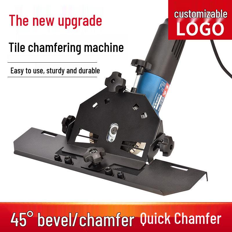 45° Tile Chamfering & Beveling Tool - Multifunctional Angle Grinder for Cutting & Trimming