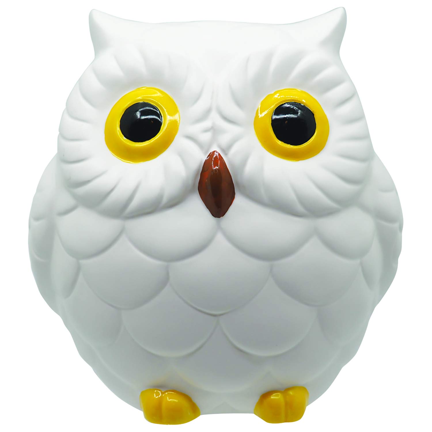 

Sun Art Cute Good Luck Owl Bank White SAN3412 17cm
