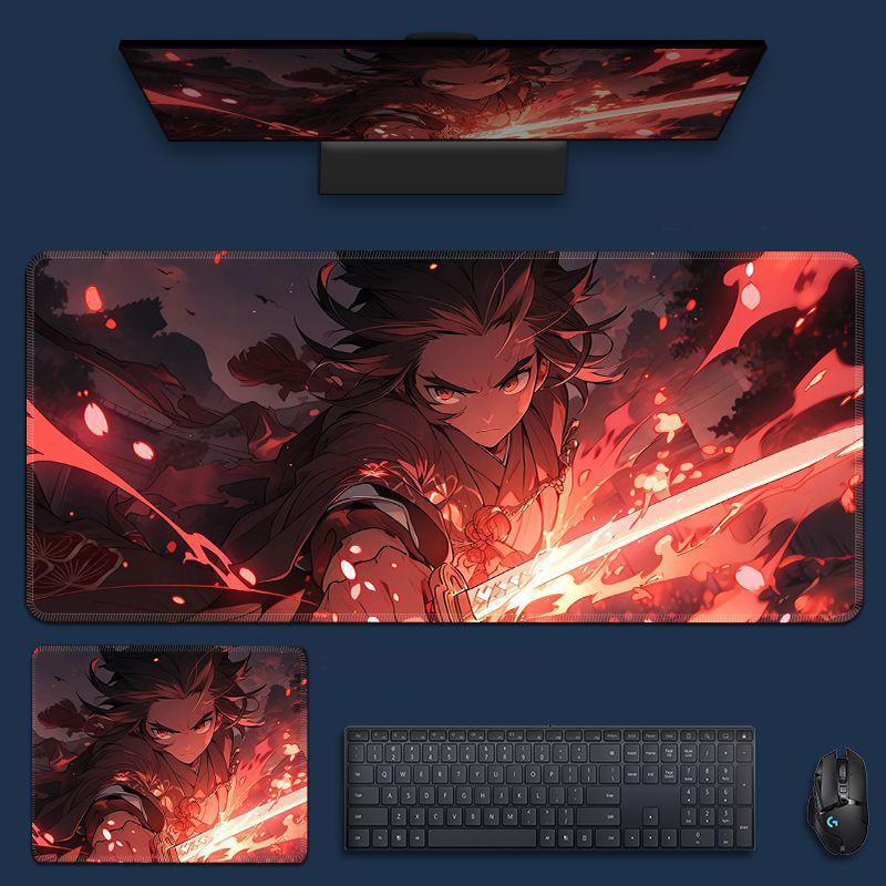 Demon Slayer Mouse Pad, Keyboard and Mouse Pad, Cheap, Exquisite, Gaming Equipment, Computer Equipment, Anime, Comics
