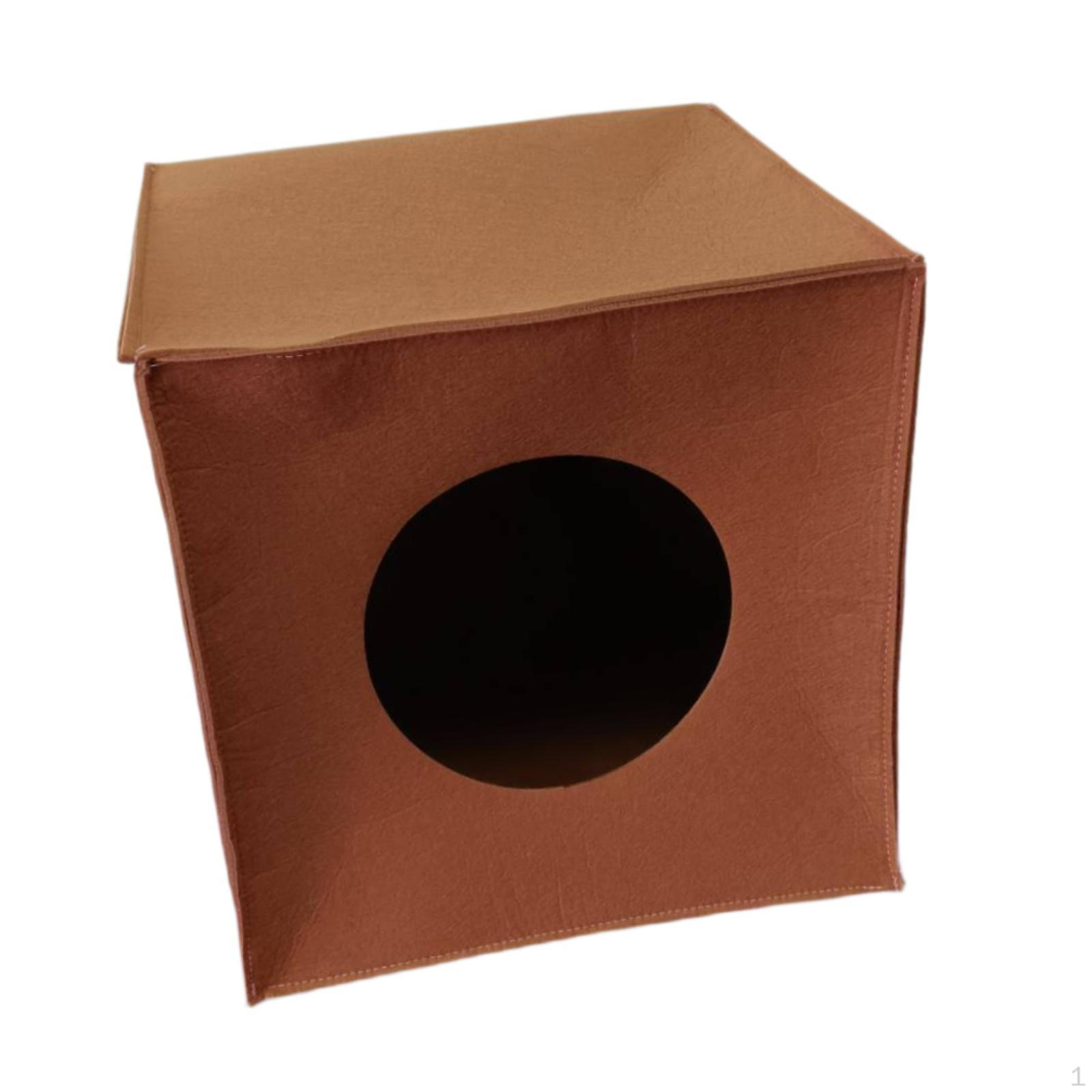 

Кошачья кровать для котят, укрытие для мягкого сна, укрытие для сна, будка для сна, кубический домик для