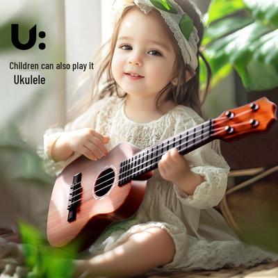 Realistyczna Gitara Grywalna Ukulele Zabawka dla Dziecięcej Edukacji Muzycznej