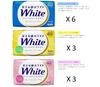 Kao White Assorted Bar 3 Total of 12 Bars Soap, 130g, Types,