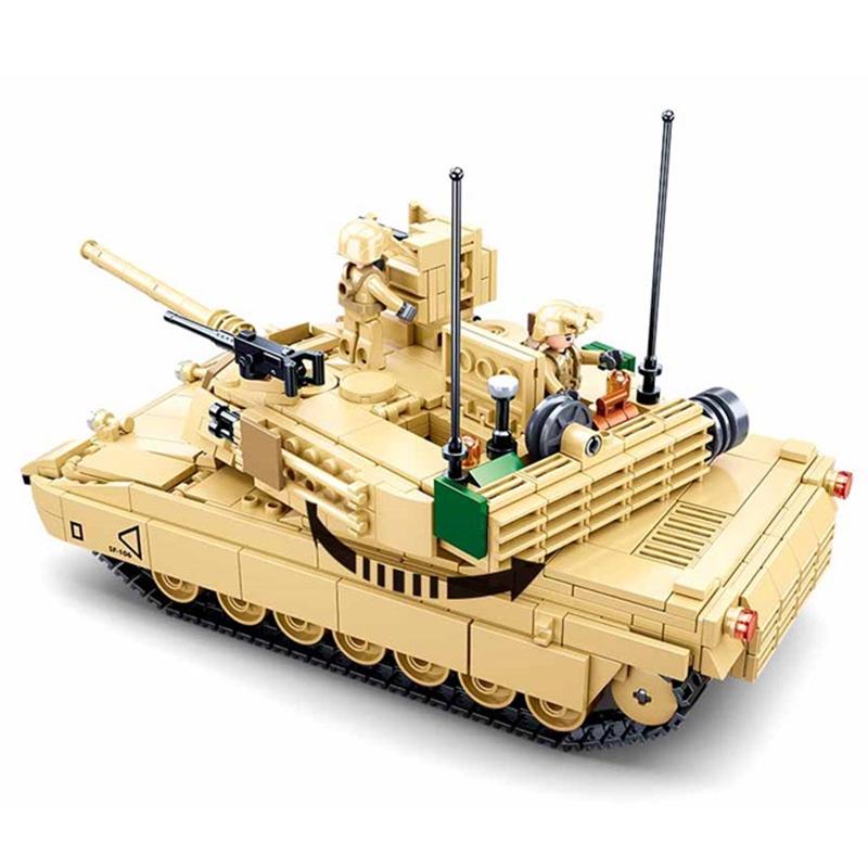 781PCS B0892 Armee Panzer Modell M1A2 Sep V2 Abrams Baustein Kinder Ziegel Spielzeug Bausätze Geschenk