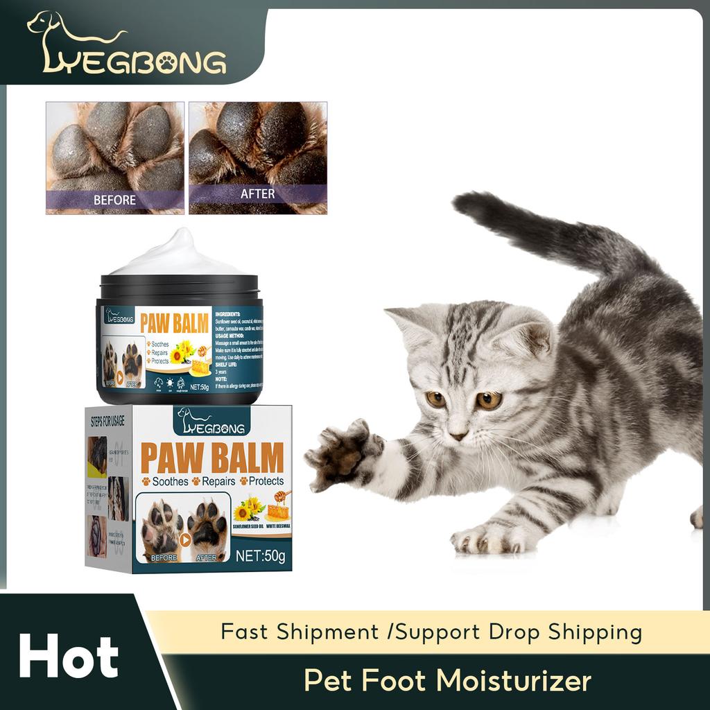 Natural Paw Care Soothing Cream for Pet, Foot Moisturizer, Dry Cracking Skin, Paw Pad, Repairing, Household, Cat and Dog, Winter