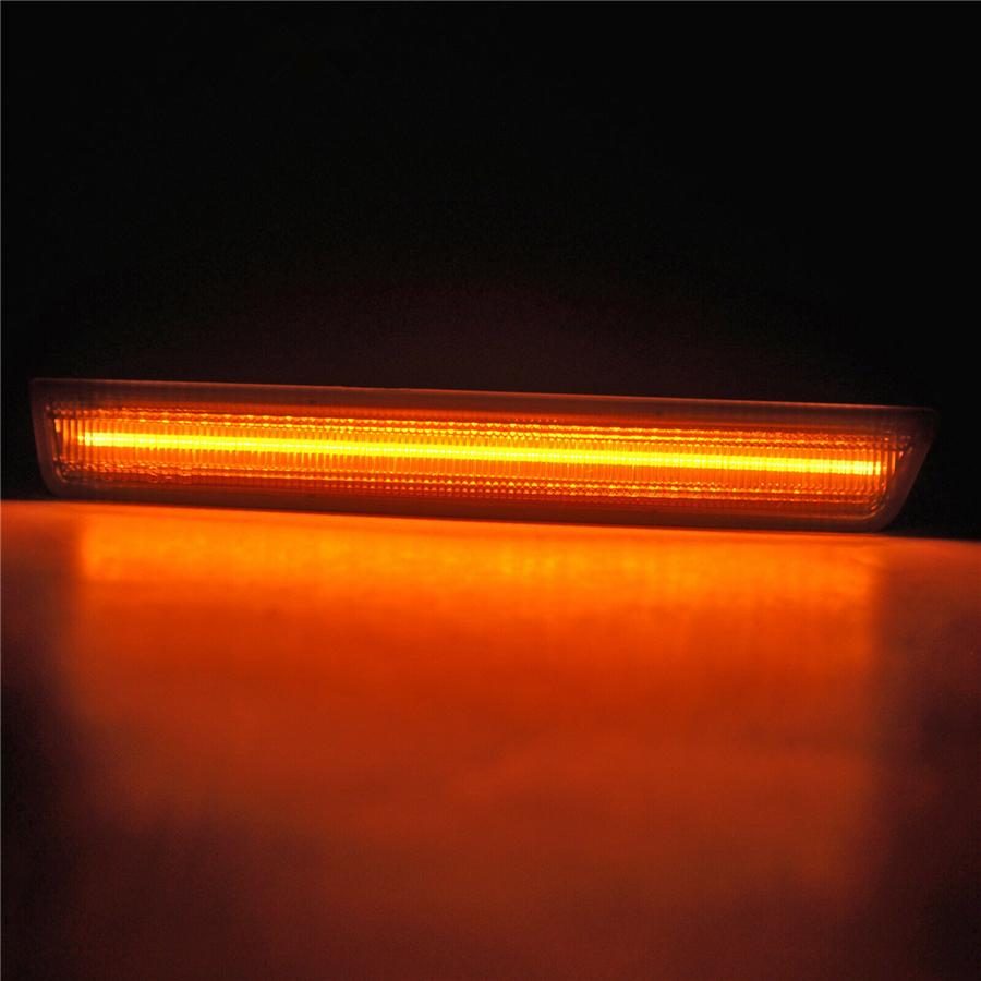 4PCS LED Front & Rear Side Marker Light Lamp IP67 For 2015-2021 Dodge Challenger