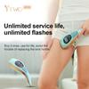 IPL Laser Hair Removal Devicefor Women Unlimited Flashes Permanent Painless Ice Cooling Laser Epilator for Face Whole Body