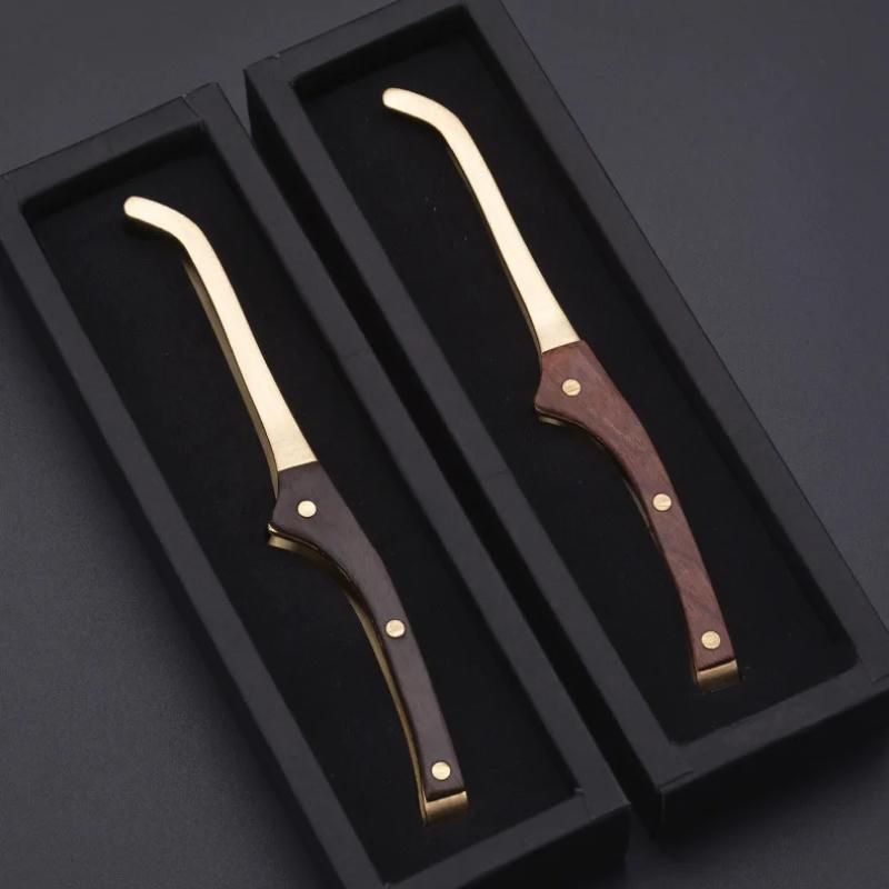 Rutschfeste Holzklammern Verbrühungshemmende Teetassenklammern Zeremoniezubehör Teeservice Haushaltsbedarf Pinzette aus Holz und Kupfer