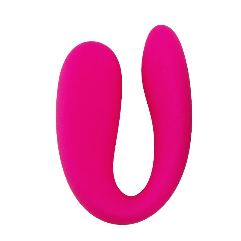 Portable Mini U Shape G-spot Anal Double-head Dildo Vibrator Sex Toy for Women Couple Clitoris Stimulator Vagina Pussy Massager