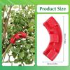 10 pièces Dispositif de pliage de plante Clip tomate en plastique, Clip de fixation anti-pliage de renforcement de branche, Clip de mise en forme de plante horticole pour protection de tige d'oreille