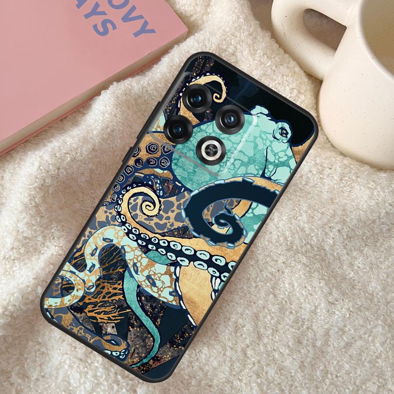 

Marine Life Ocean Octopus Case For OnePlus 9 11 10 Pro 9R 9RT 10T 8T Cover For OnePlus Nord 2 2T CE2 N10 N20 N100 Ace OnePlus 9R
