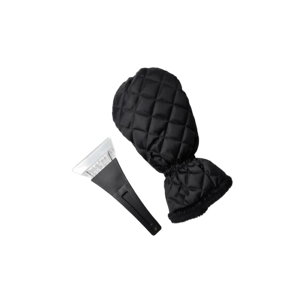 Snow Shovel Gloves with Plastic Scraper for Car Windshield Winter Snow Removal