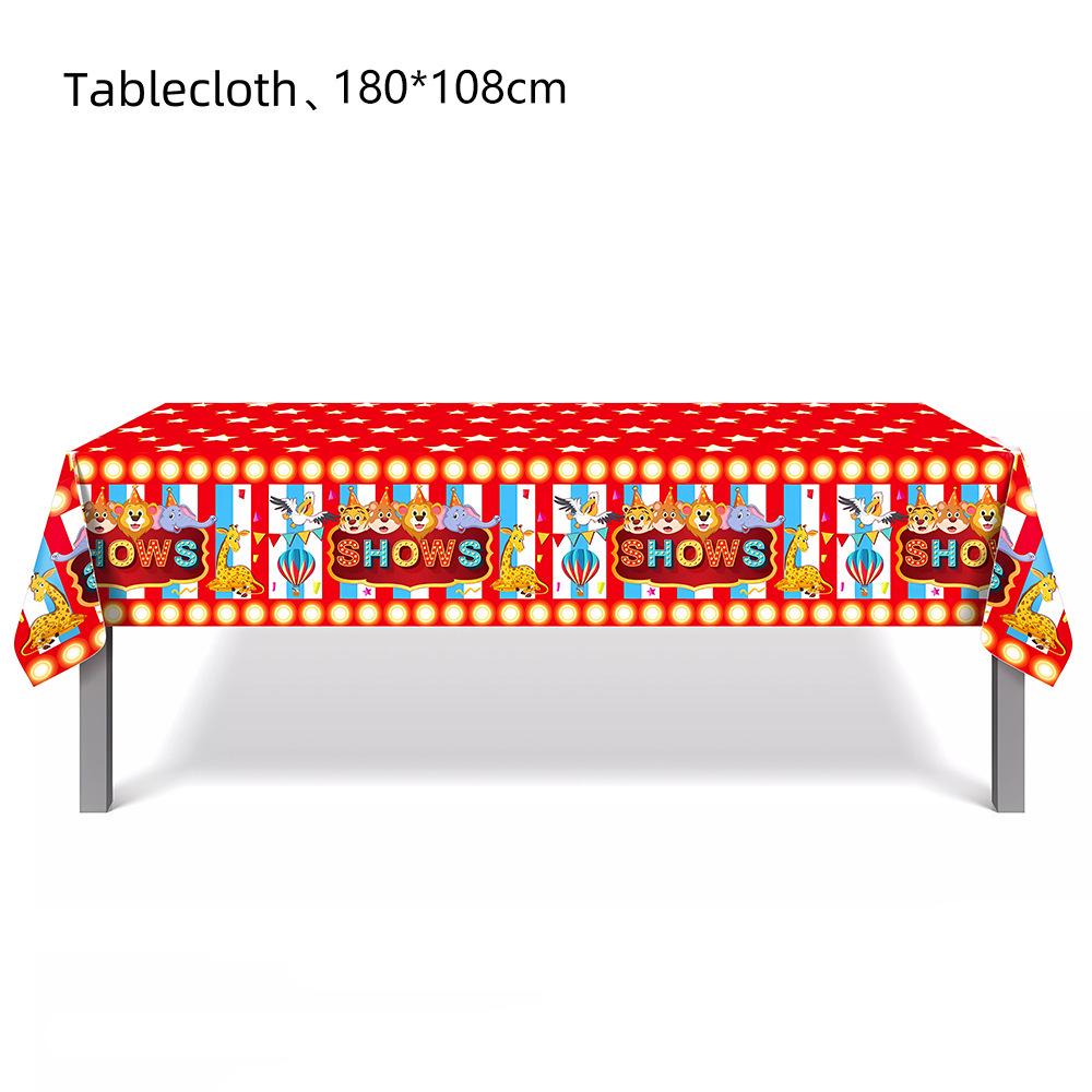 Circus Carnival Birthday Party Decorations: Balloons, Bunting, Disposable Paper Cups & Plates, Tablecloths for Kids